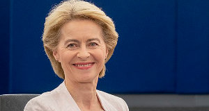 Kommissionspräsidentin Ursula von der Leyen, 16.Juli 2019. Foto: Wikipedia, © European Union 2019 – Source: EP Kommissionspräsidentin Ursula von der Leyen, 16.Juli 2019. Foto: Wikipedia, © European Union 2019 – Source: EP